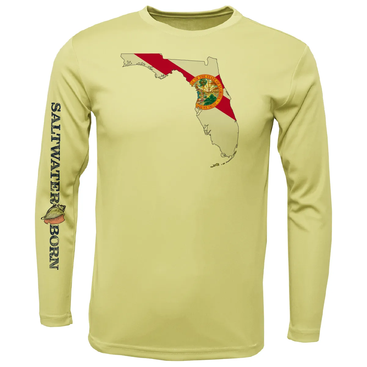 Key West, FL State of Florida Long Sleeve UPF 50  Dry-Fit Shirt