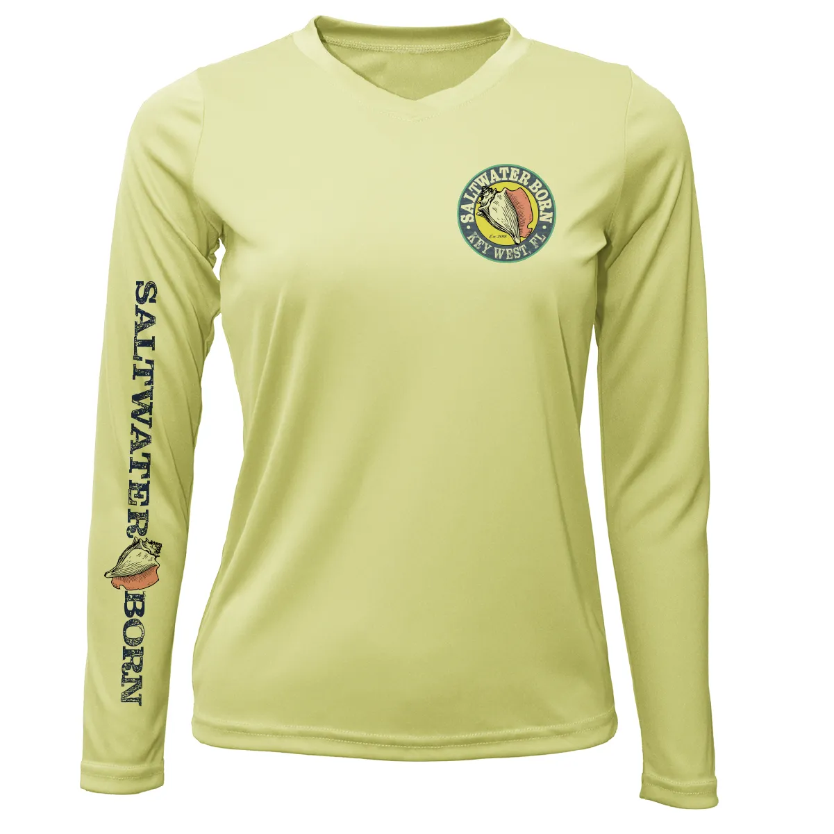 Key West Kraken Women's Long Sleeve UPF 50  Dry-Fit Shirt