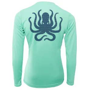 Key West Kraken Women's Long Sleeve UPF 50  Dry-Fit Shirt