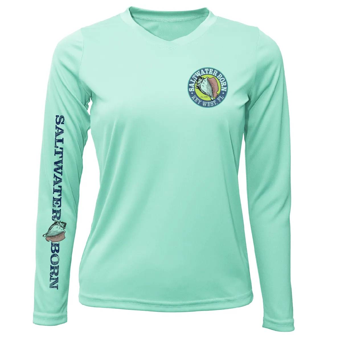 Key West Kraken Women's Long Sleeve UPF 50  Dry-Fit Shirt