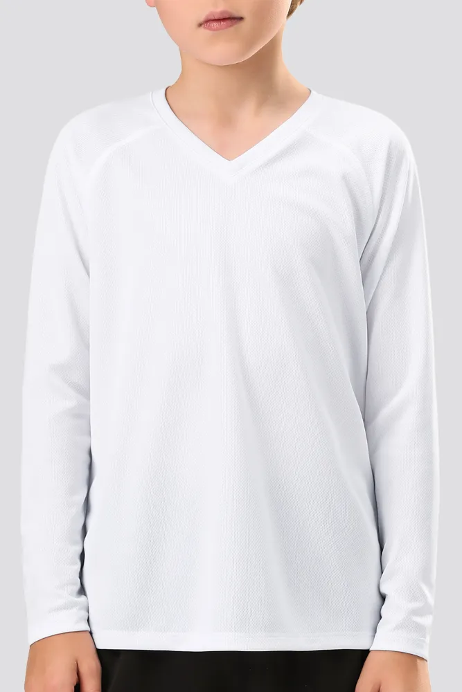 Kids Athletic Performance Long Sleeve Shirts