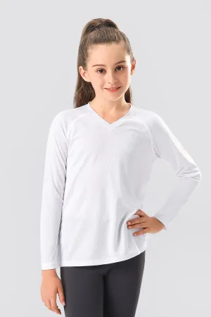 Kids Athletic Performance Long Sleeve Shirts