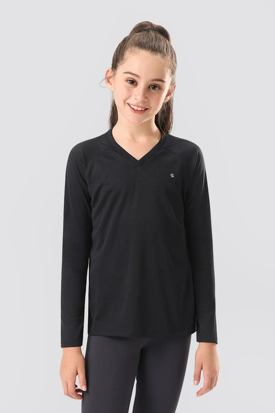 Kids Athletic Performance Long Sleeve Shirts