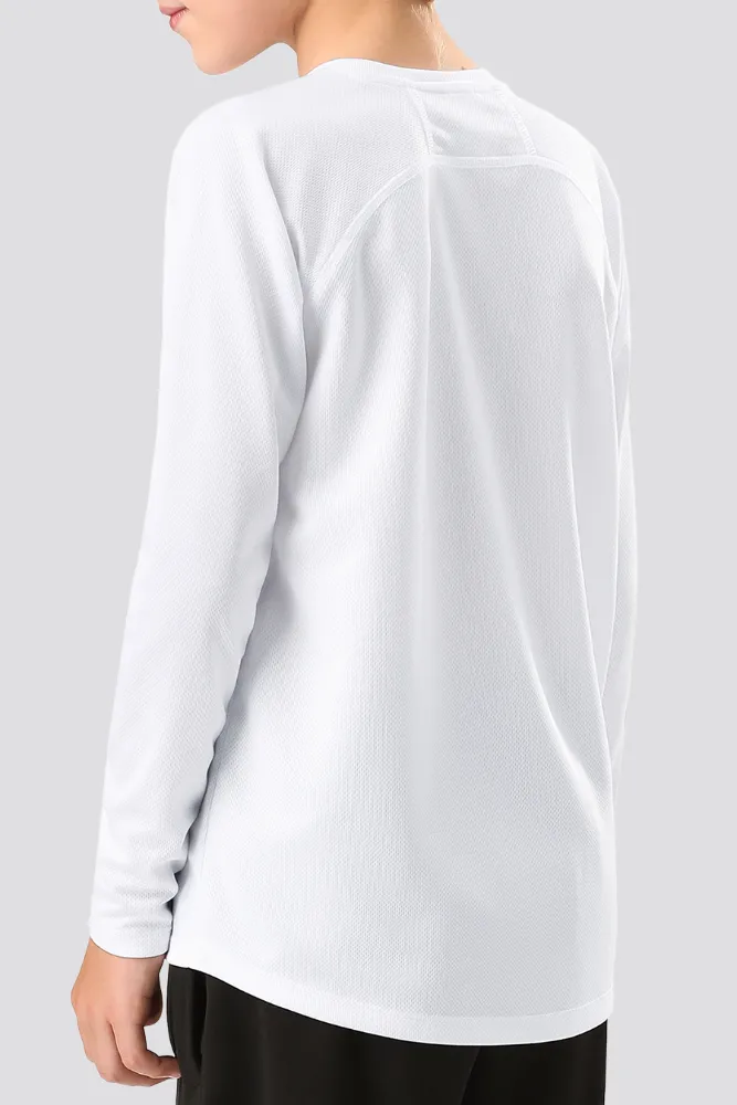Kids Athletic Performance Long Sleeve Shirts