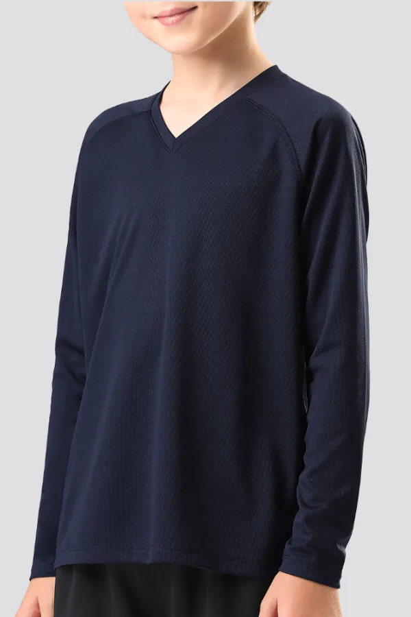 Kids Athletic Performance Long Sleeve Shirts