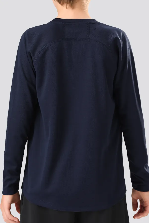 Kids Athletic Performance Long Sleeve Shirts