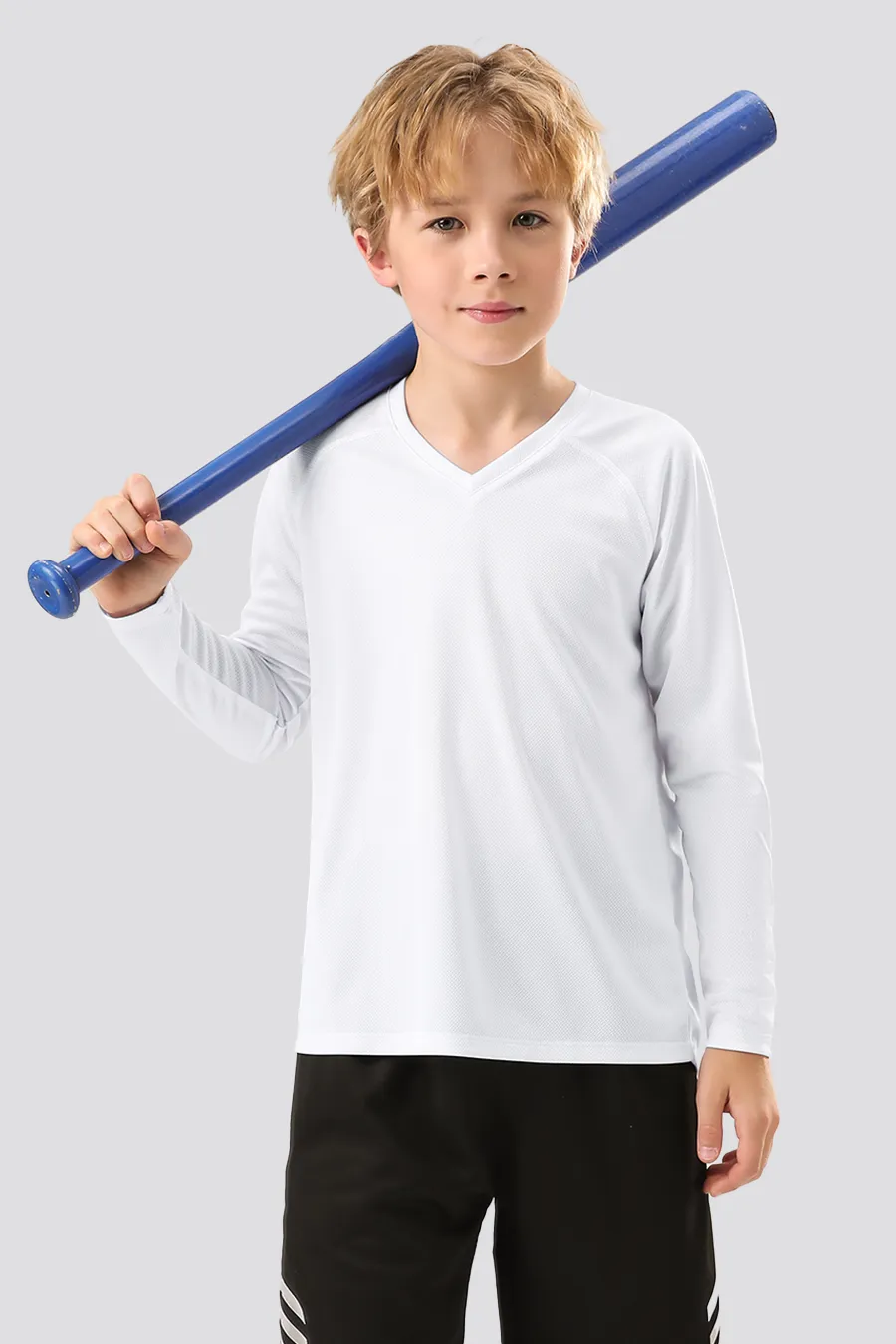 Kids Athletic Performance Long Sleeve Shirts