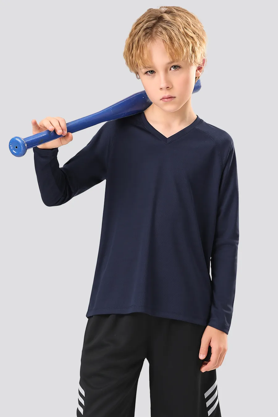 Kids Athletic Performance Long Sleeve Shirts