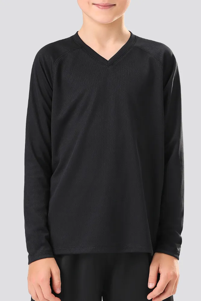 Kids Athletic Performance Long Sleeve Shirts