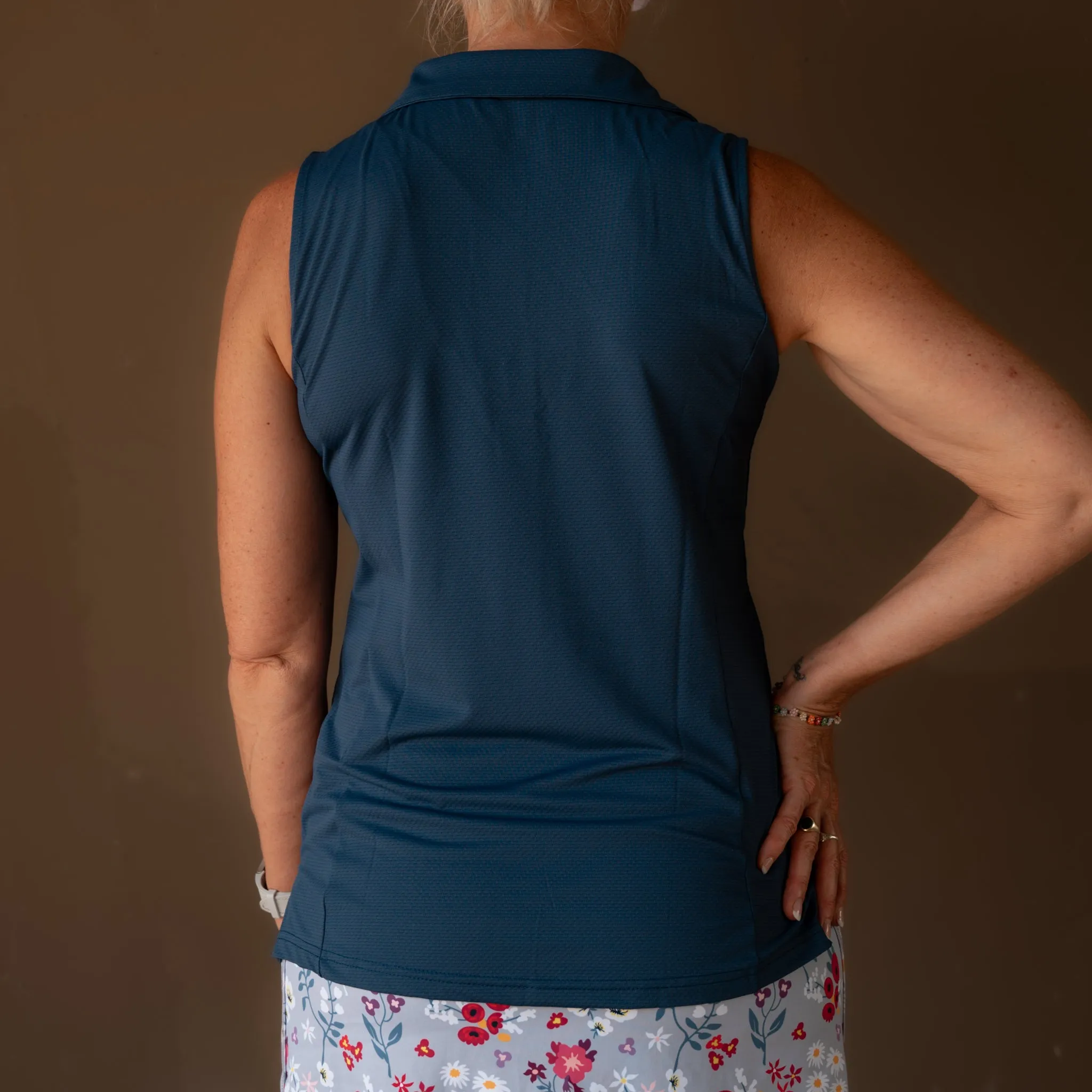 Ladies Sleeveless Polo