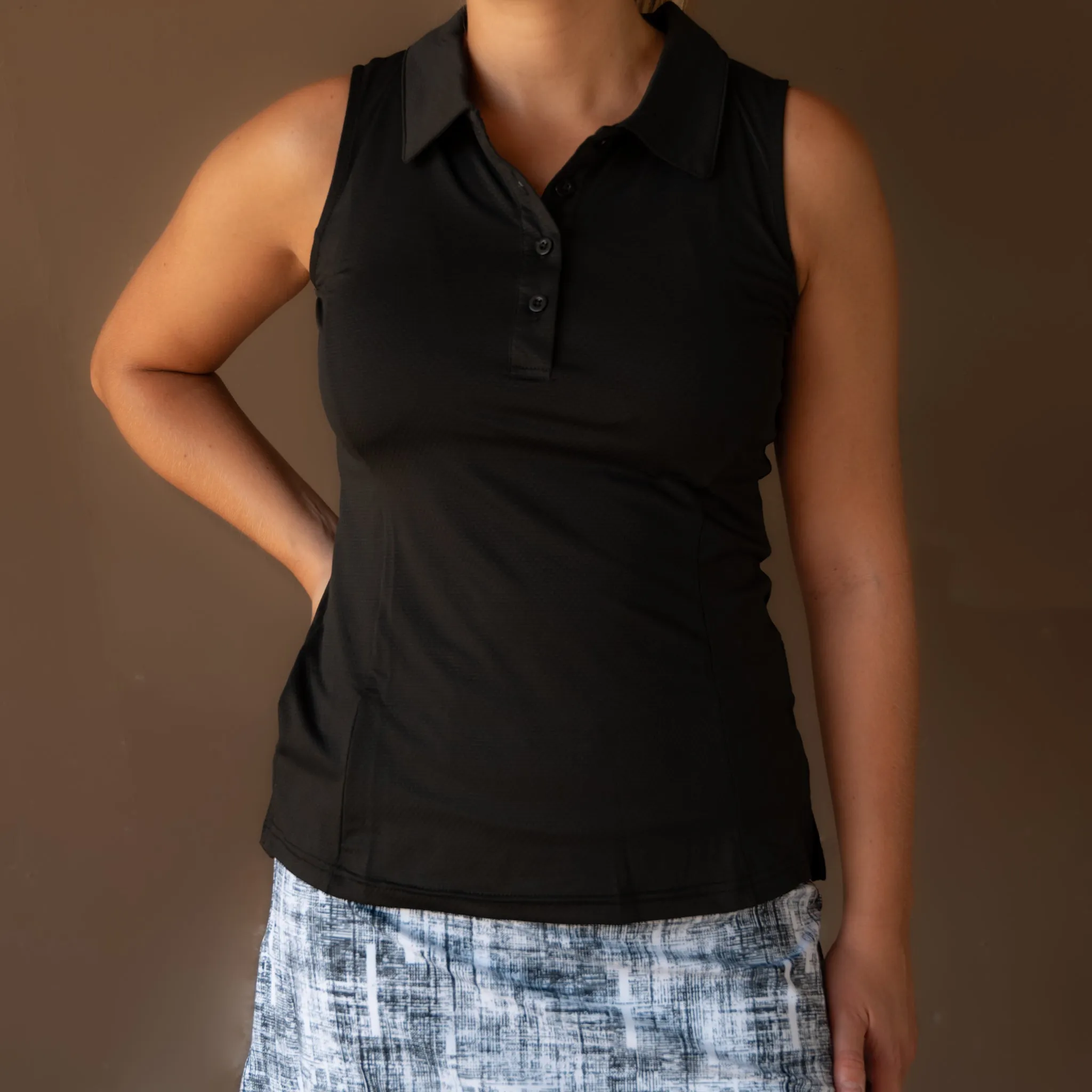 Ladies Sleeveless Polo