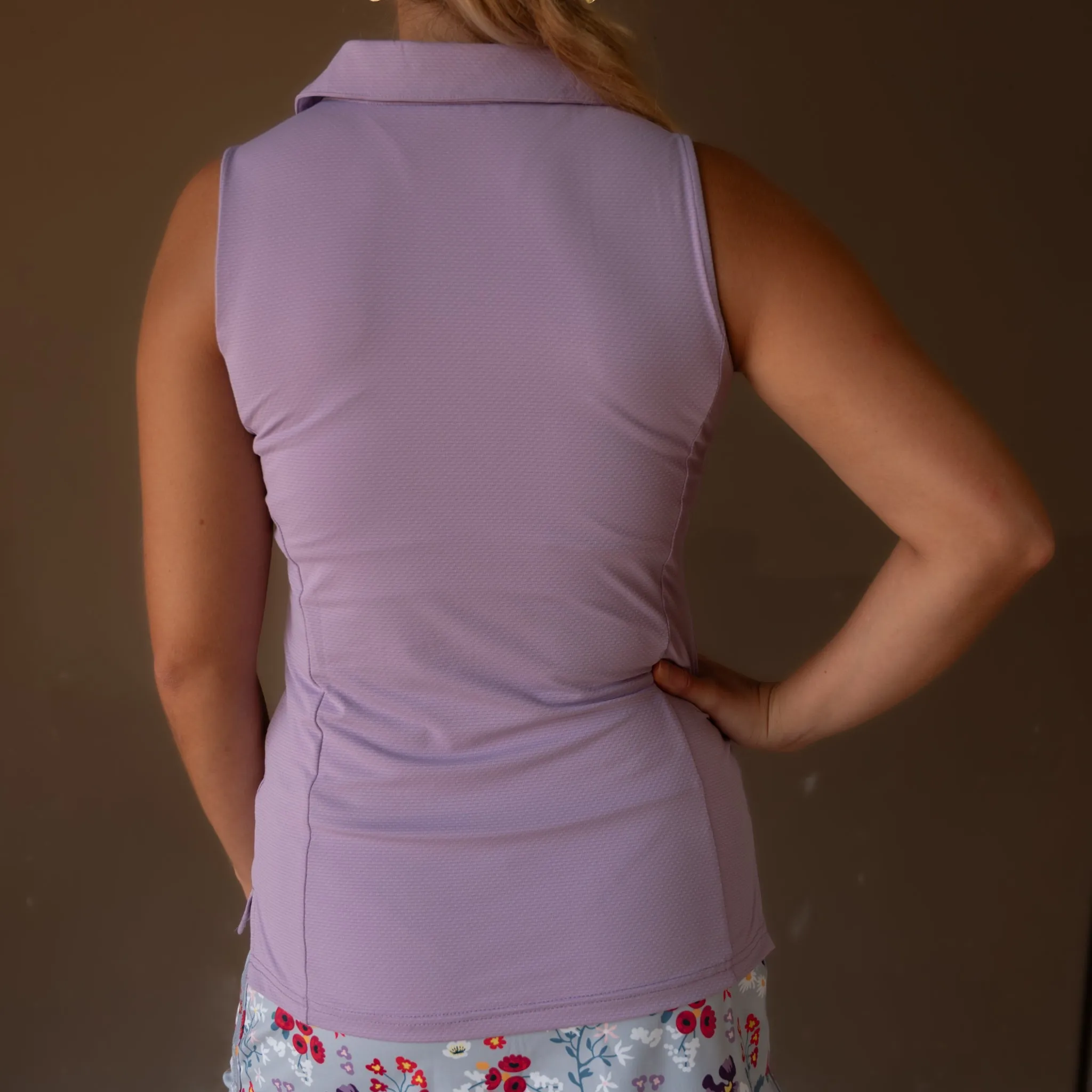 Ladies Sleeveless Polo