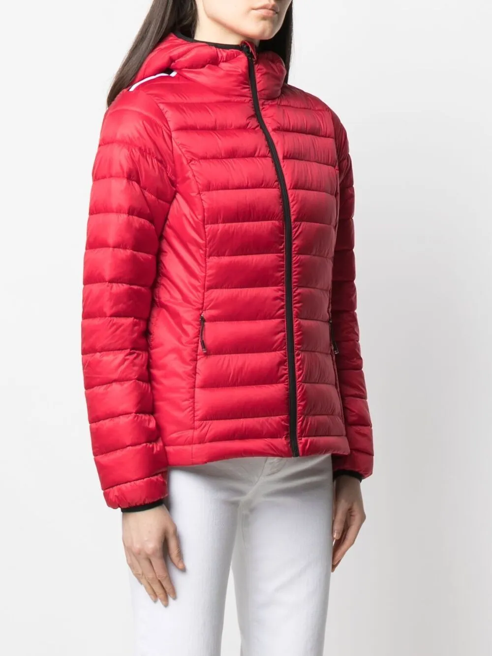 lightweight hooded puffer jacket
