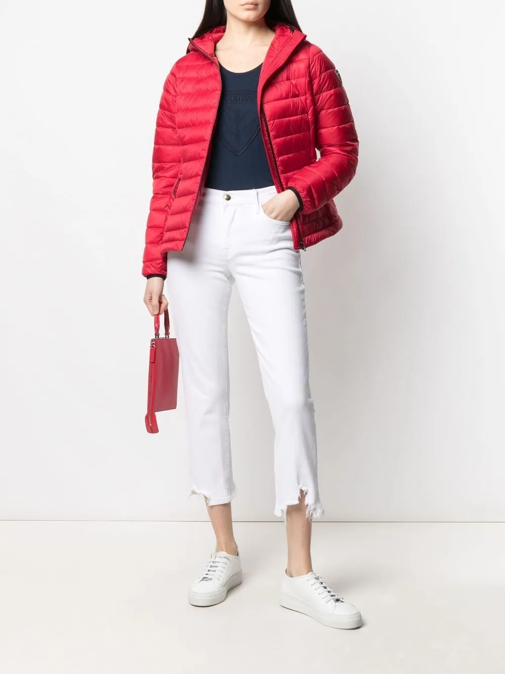 lightweight hooded puffer jacket