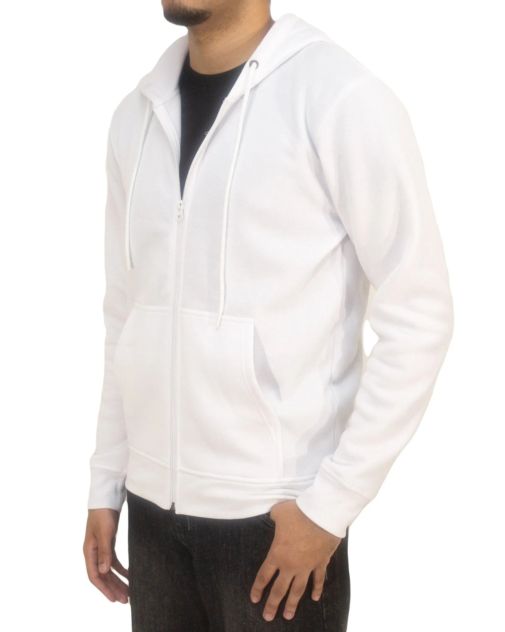 Lightweight Zip Hoodie – Soft Fleece, Perfect for Layering