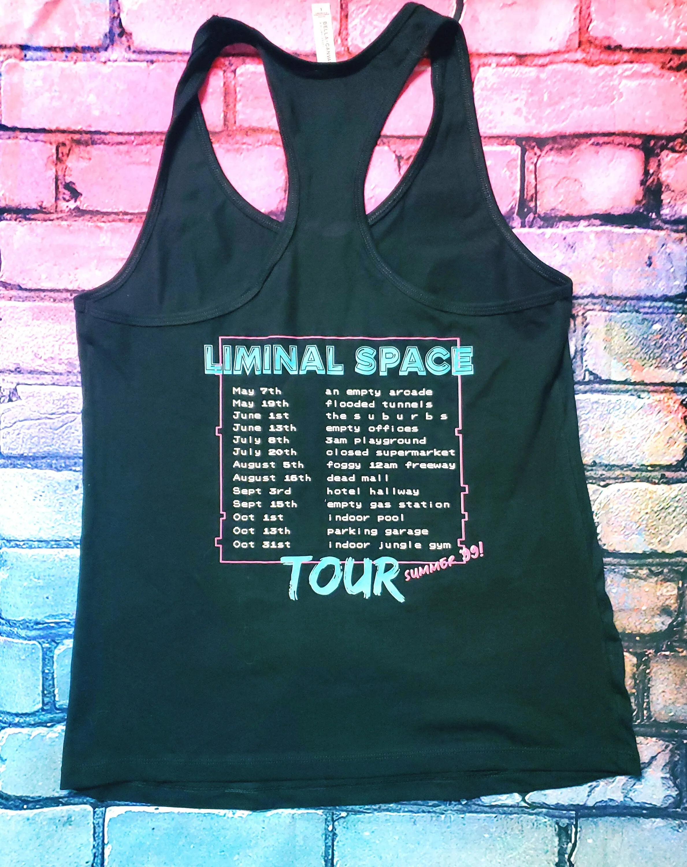 Liminal Space Tour Racerback Tank