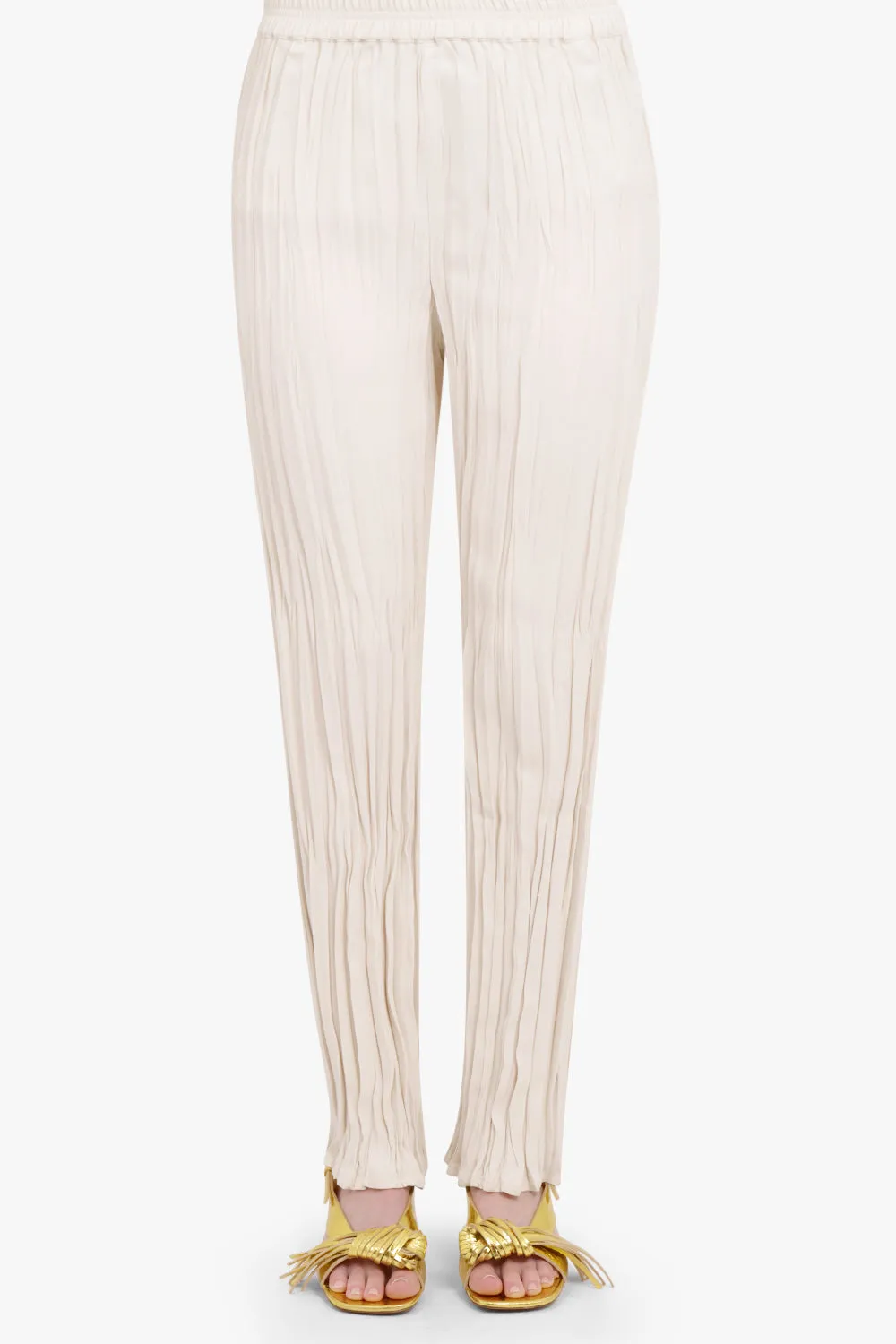 MAISIE PLISSE PANT | CREAM