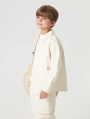 MARC & JANIE Boys Lapel Shirts Jacket 240019