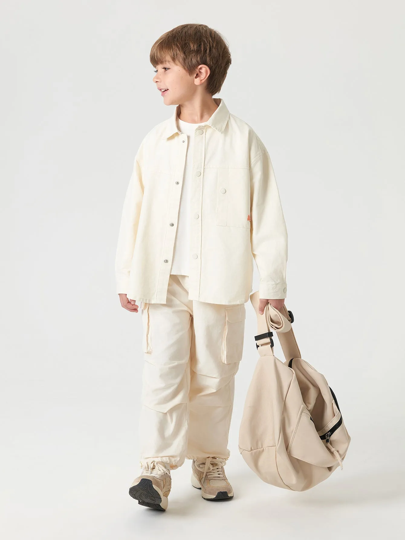 MARC & JANIE Boys Lapel Shirts Jacket 240019