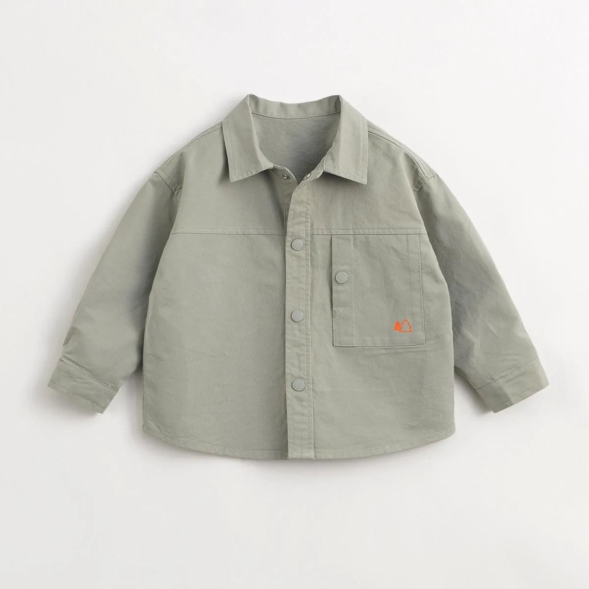 MARC & JANIE Boys Lapel Shirts Jacket 240019