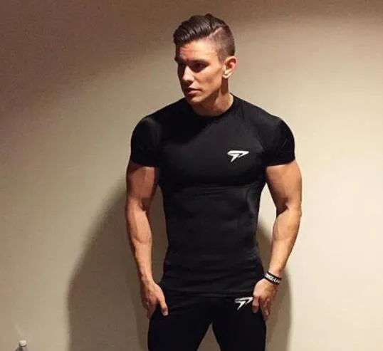 Men Sport Quick Dry Fit Running T-Shirt
