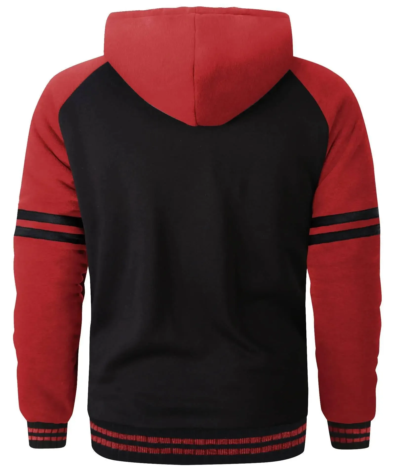 Men's Full Zipper Casual Sherpa Fleece Lined Hoodie-ZPK004727