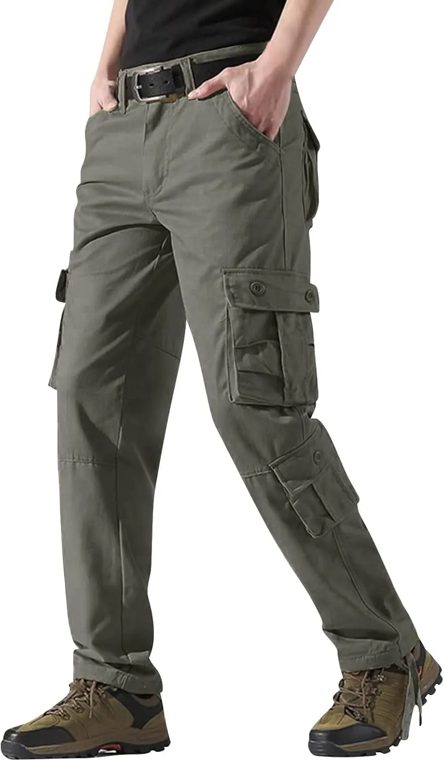 Mens Pants Cargo Joggers Casual Joggers Athletic Pants Flex Stretch Loose Straight Sweatpants Work Hiking Pants
