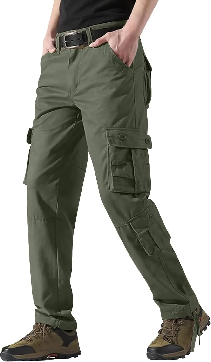 Mens Pants Cargo Joggers Casual Joggers Athletic Pants Flex Stretch Loose Straight Sweatpants Work Hiking Pants