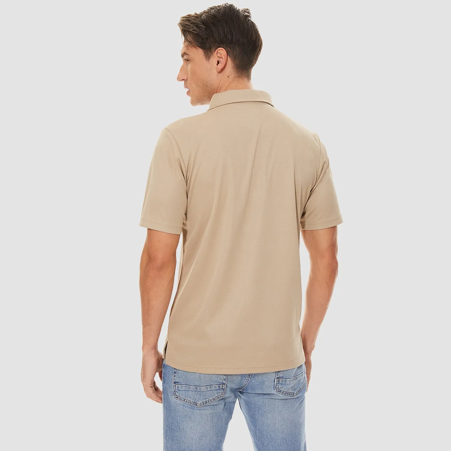 Men's Polo Quick Dry Short Sleeve Golf Polo