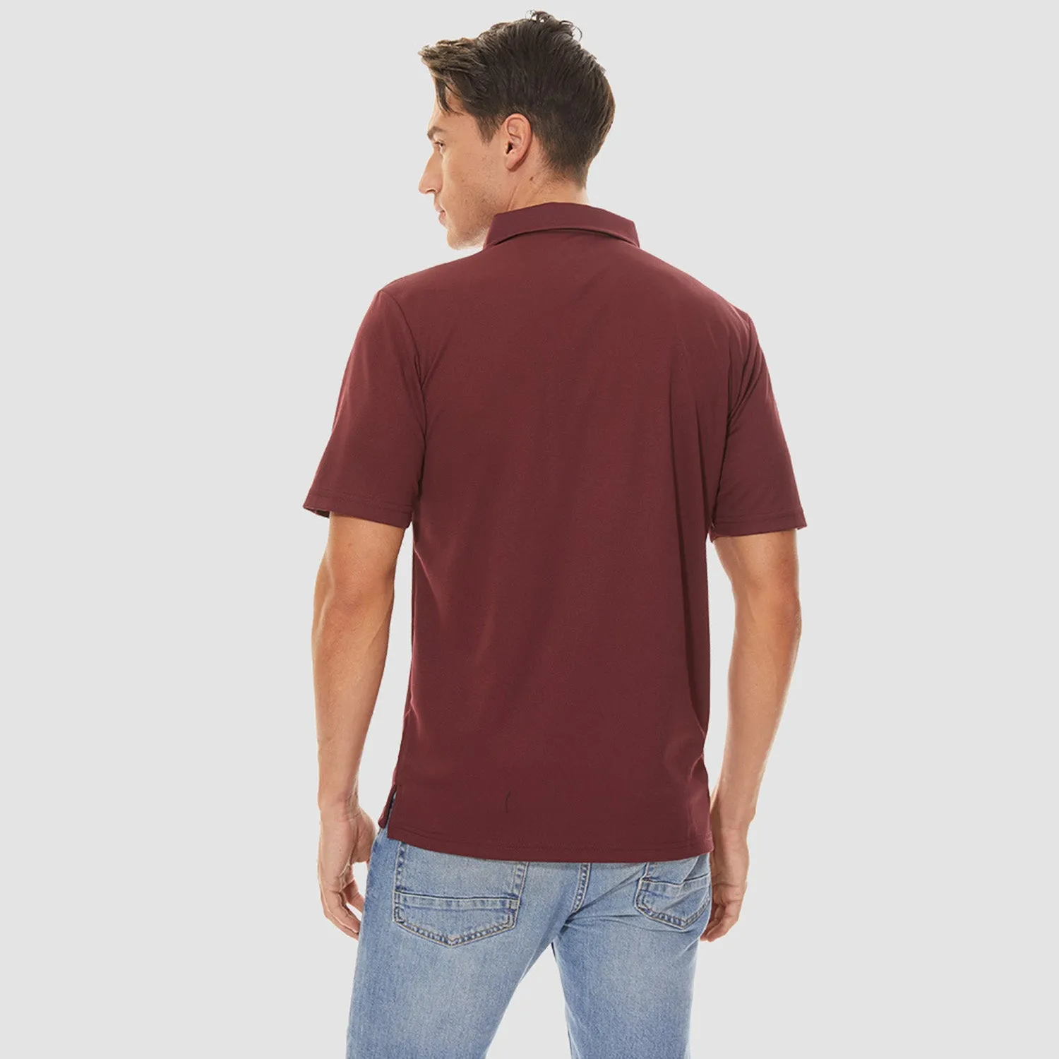 Men's Polo Quick Dry Short Sleeve Golf Polo