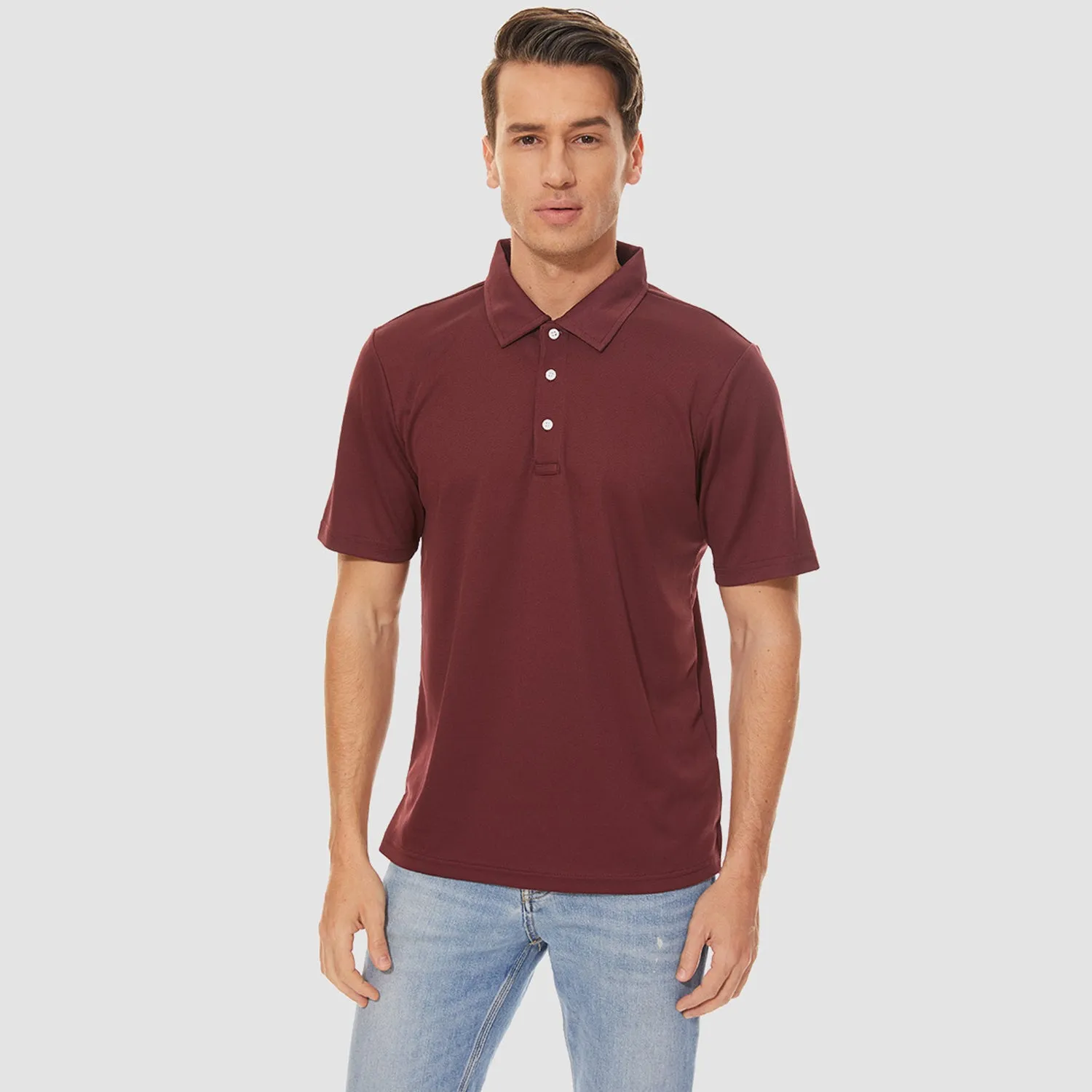 Men's Polo Quick Dry Short Sleeve Golf Polo