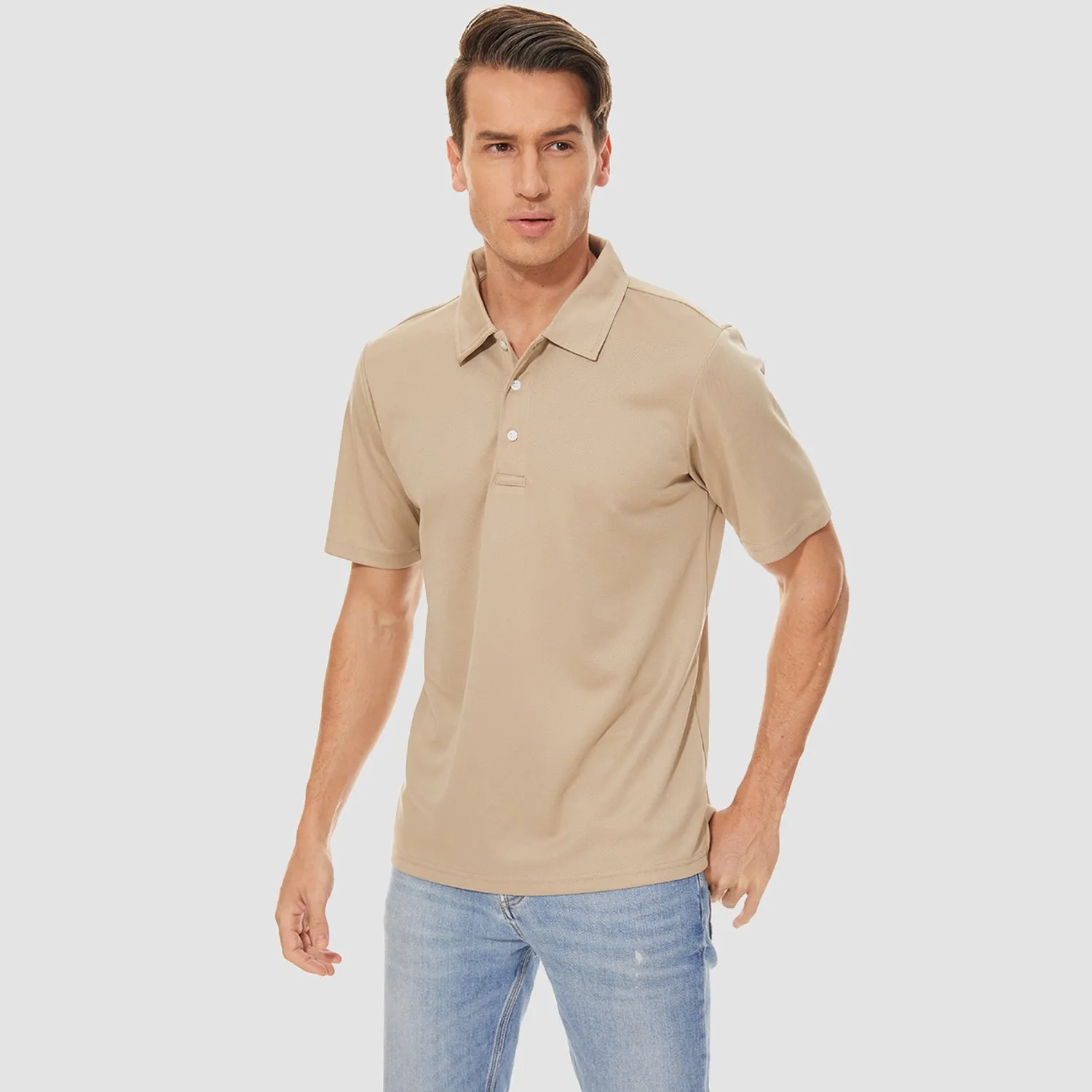 Men's Polo Quick Dry Short Sleeve Golf Polo
