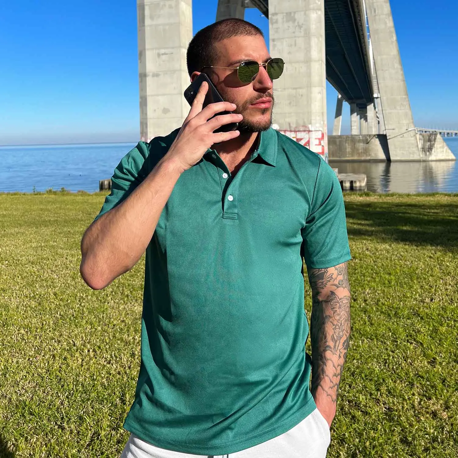 Men's Polo Quick Dry Short Sleeve Golf Polo