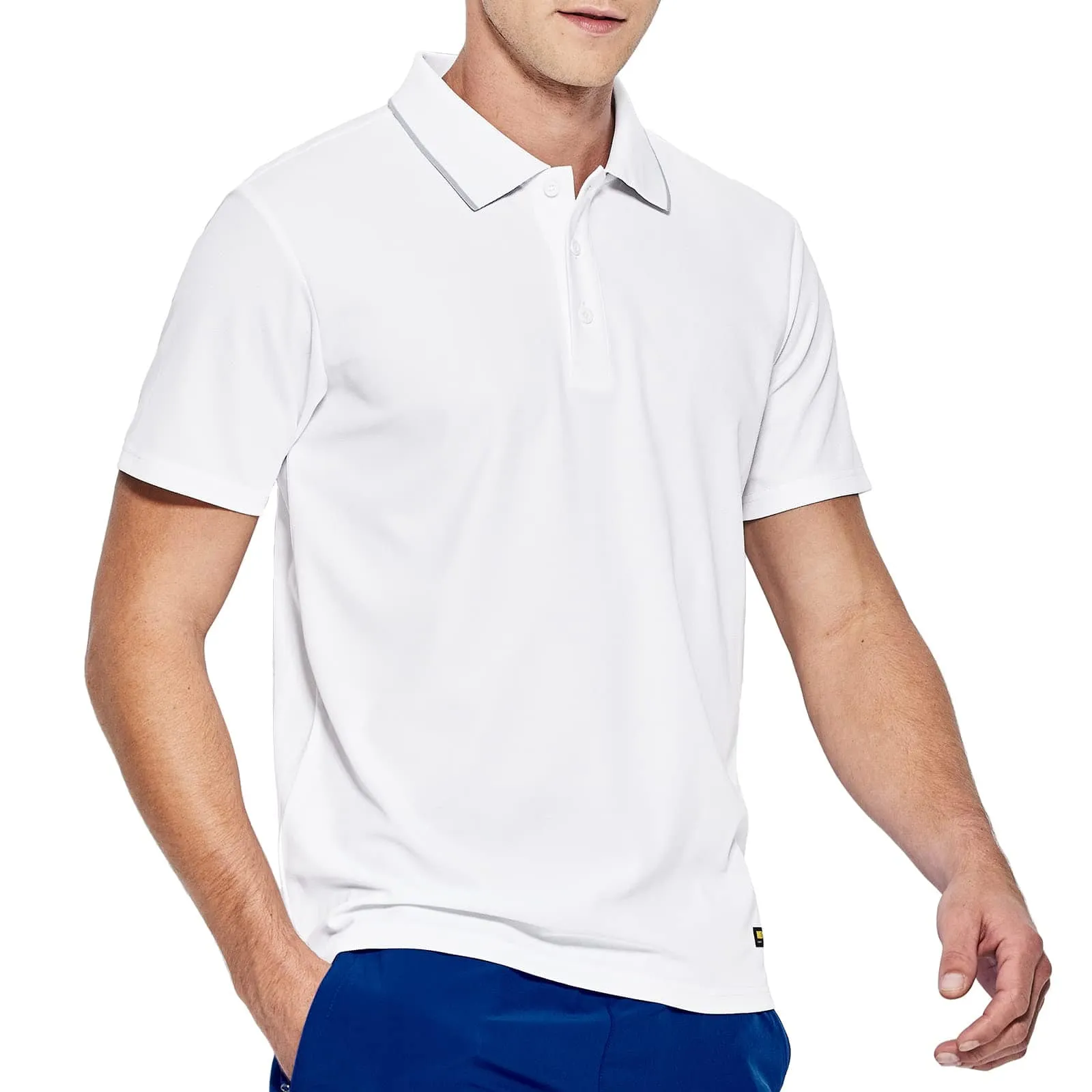 Men's Polo Shirt Quick Dry Collared Short Sleeve T-Shirts