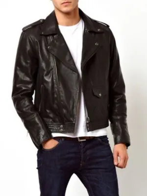 Mens Slim Fit Leather Jackets