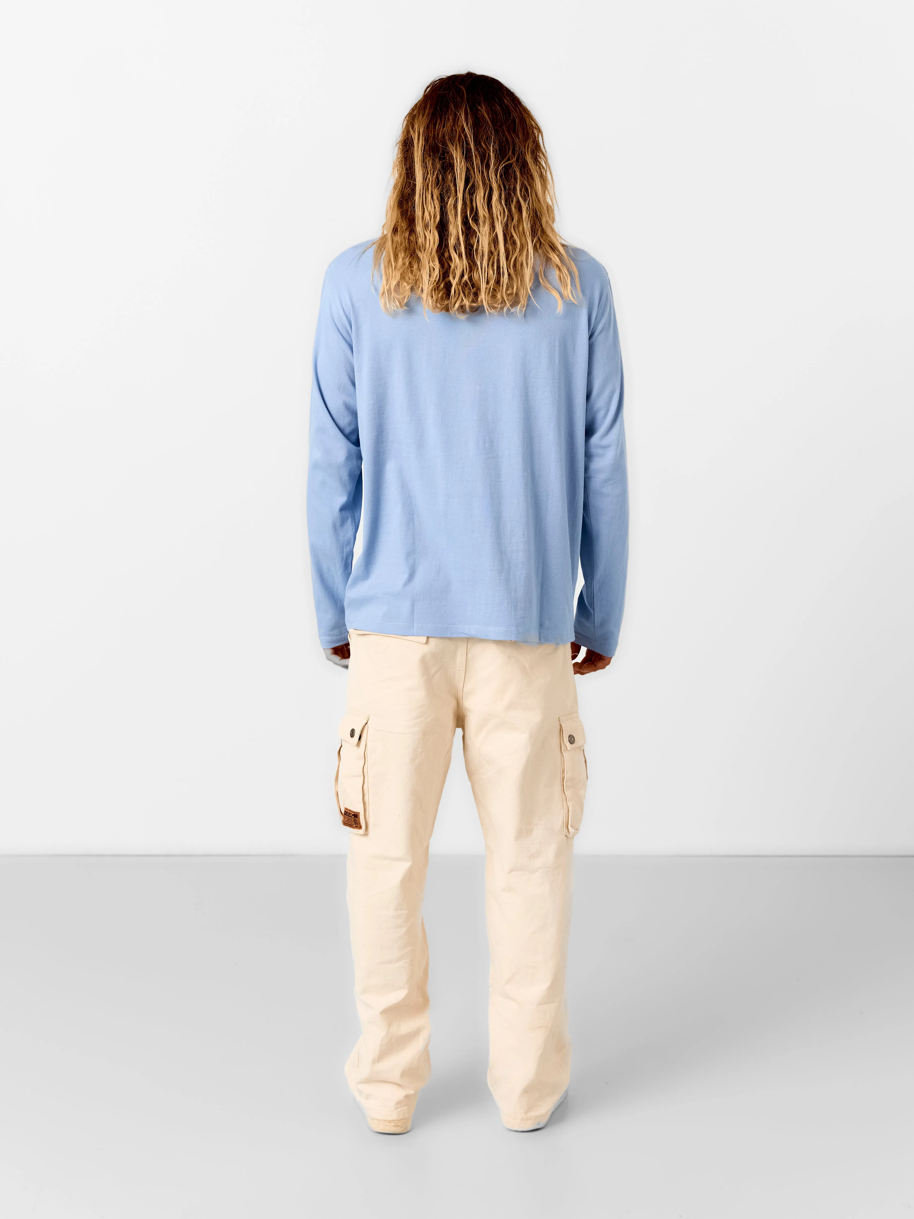 Men's Staple Long Sleeve tee | Steel