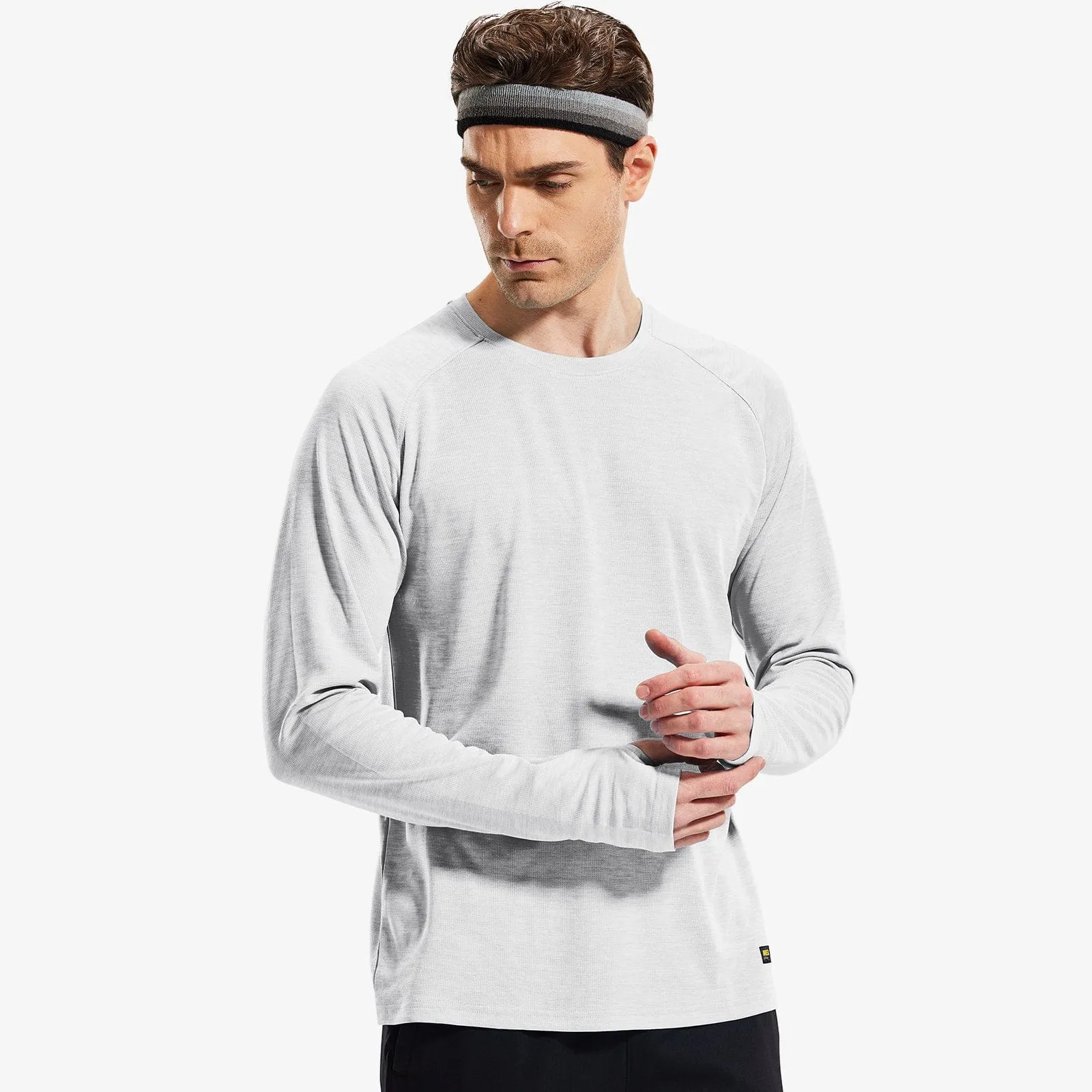 Men's UPF 50  Sun Protection Shirts Quick Dry with Thumb Holes