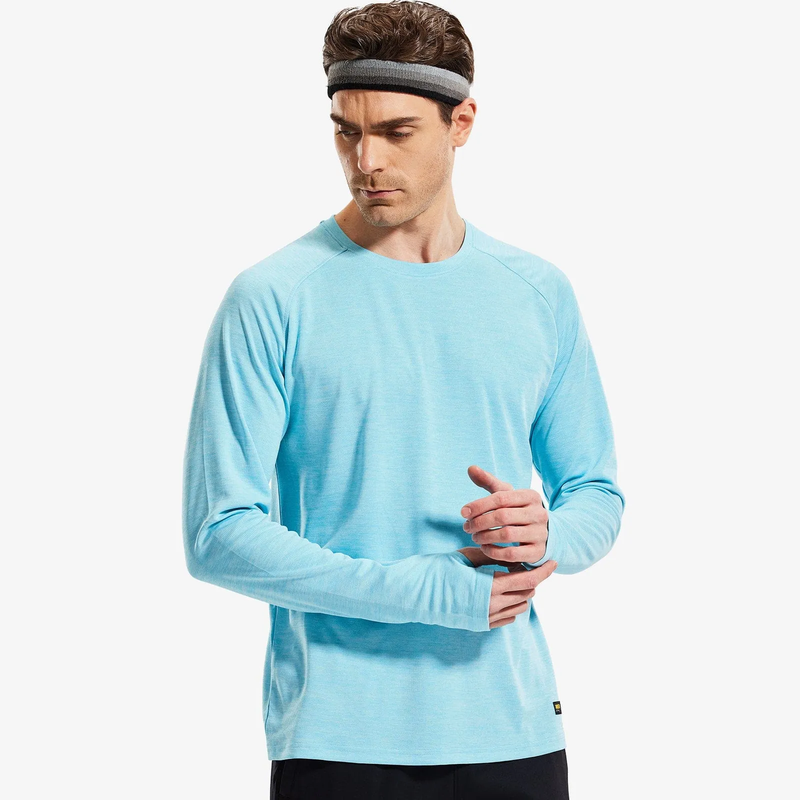 Men's UPF 50  Sun Protection Shirts Quick Dry with Thumb Holes