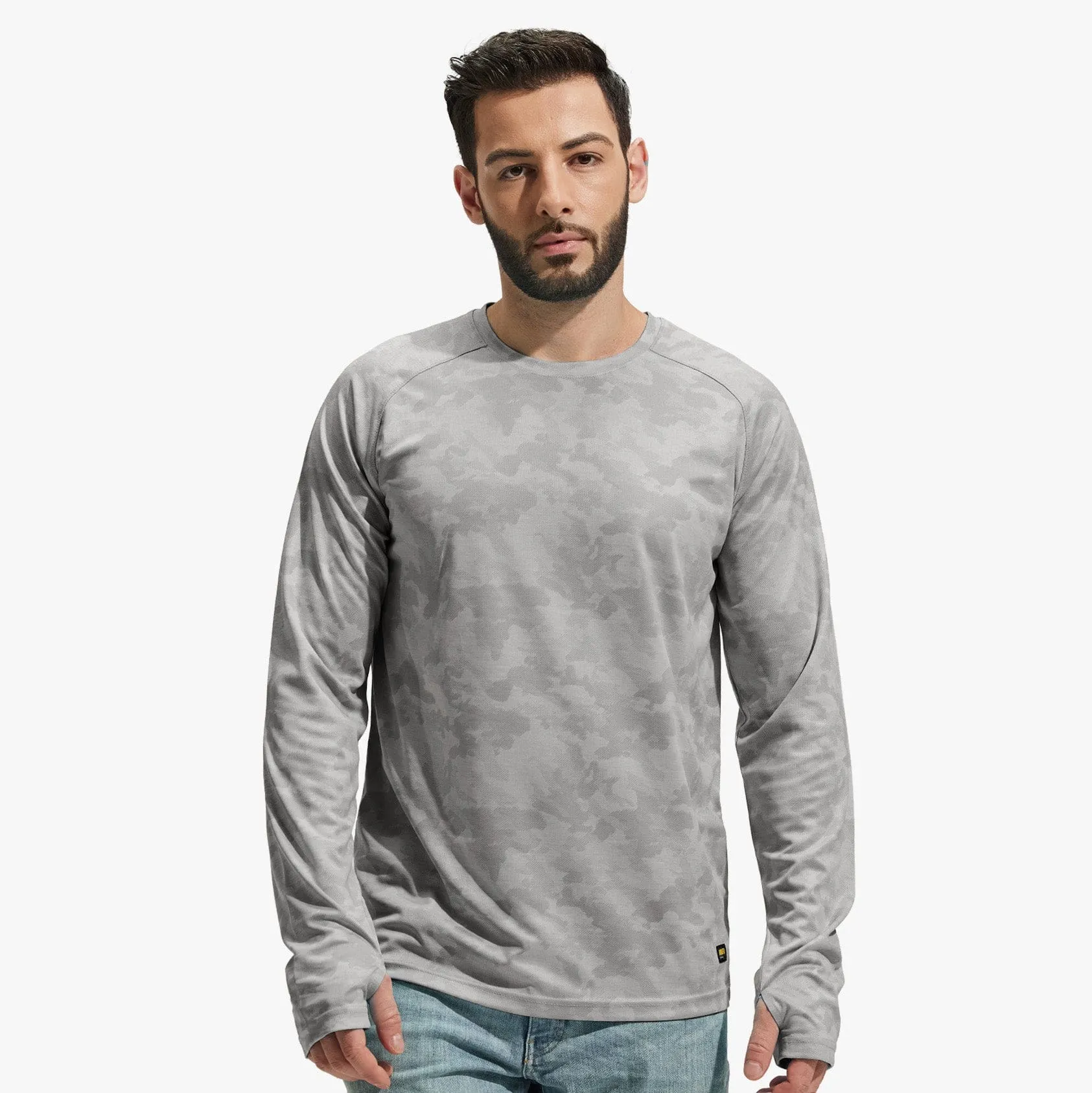 Men's UPF 50  Sun Protection Shirts Quick Dry with Thumb Holes