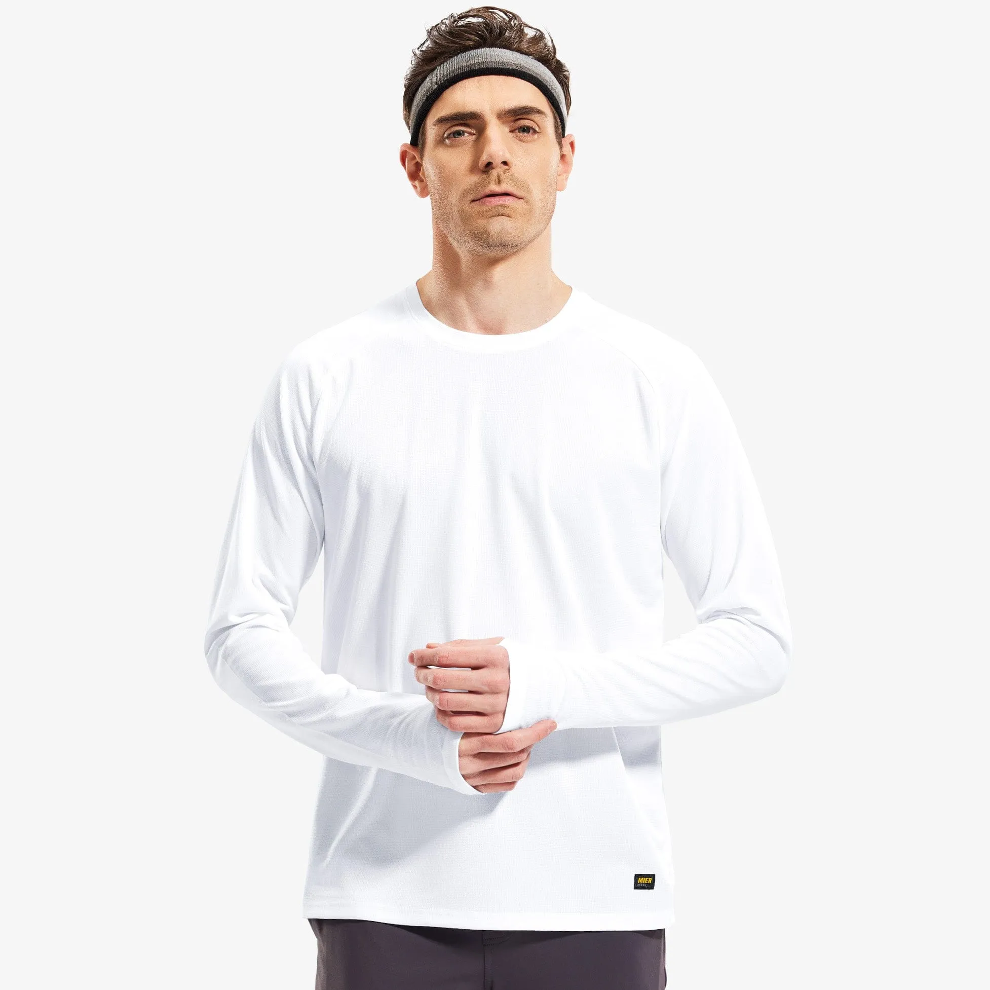 Men's UPF 50  Sun Protection Shirts Quick Dry with Thumb Holes