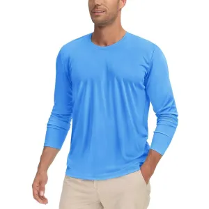 Men's UPF 50  UV Protection Quick Dry Long Sleeve Shirt
