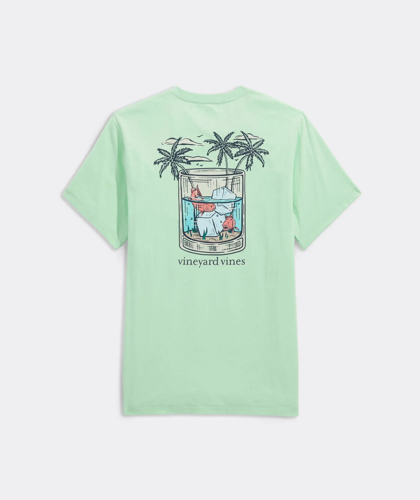 Men's Whiskey Fish Short Sleeve Tee