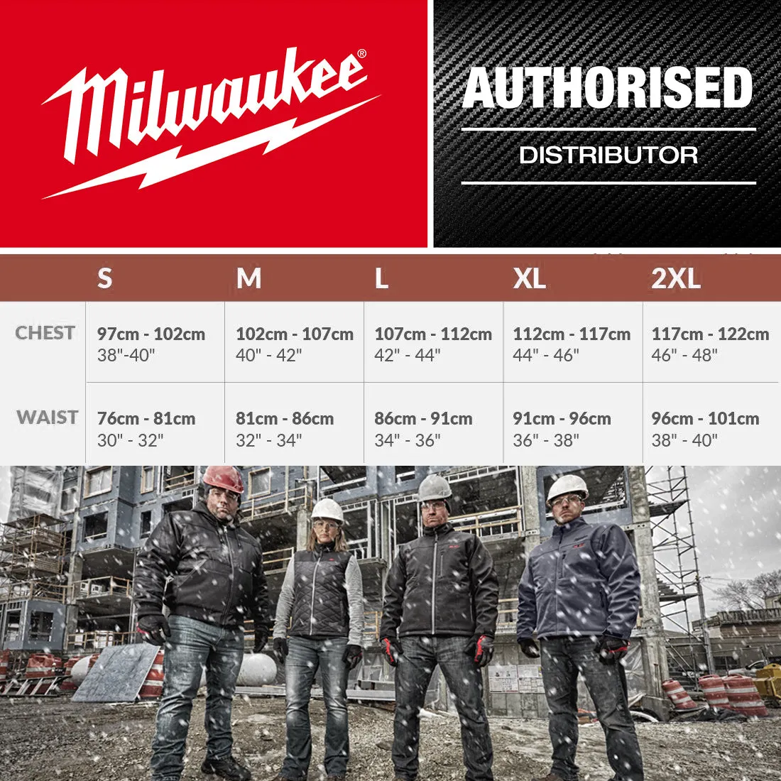 Milwaukee M12HPJBL2-0 Heated Jacket - Black