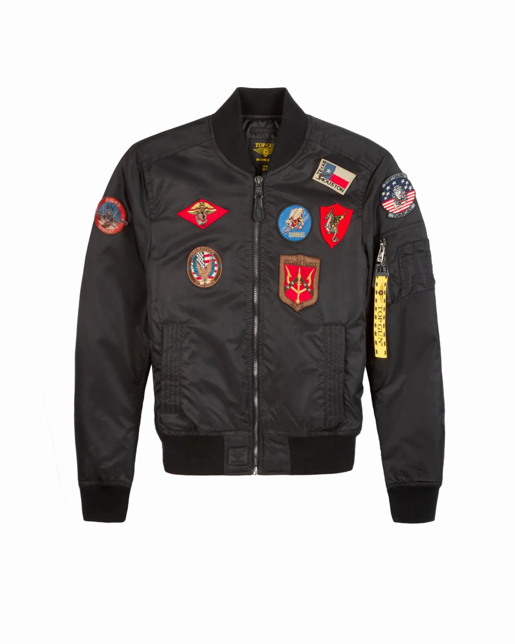 MISS TOP GUN® MA-1 BOMBER JACKET WITH PATCHES