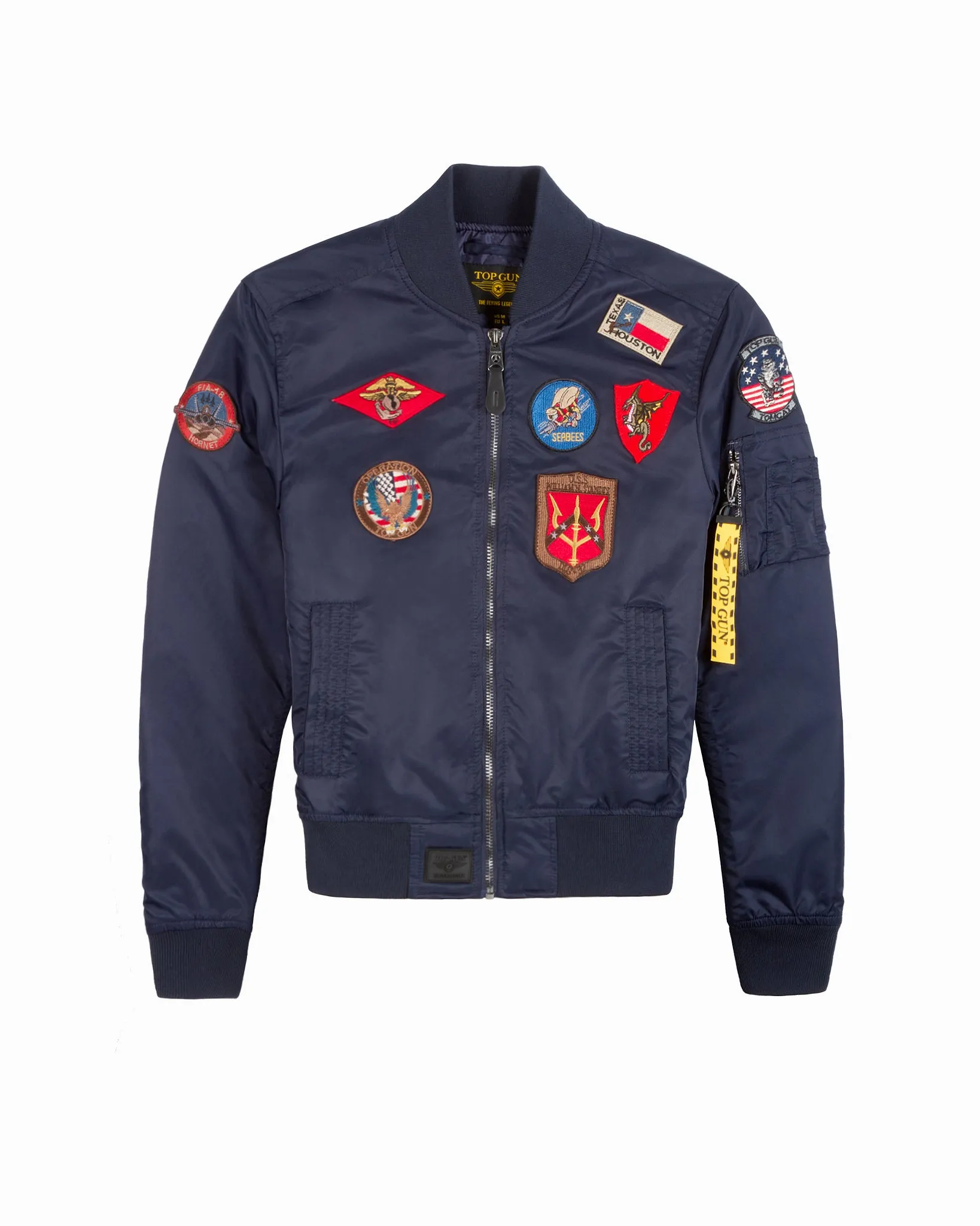 MISS TOP GUN® MA-1 BOMBER JACKET WITH PATCHES