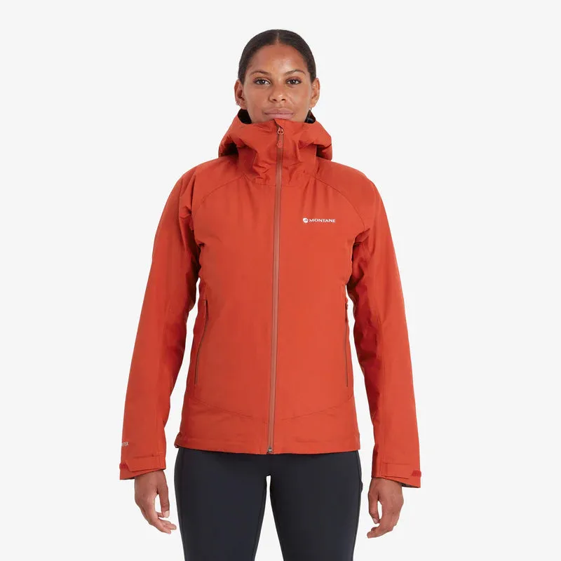 Montane Women's Spirit GTX Waterproof Jacket - Saffron Red