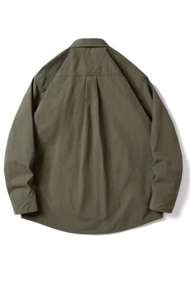 Mountain Multi Pockets Shirts In Army Green