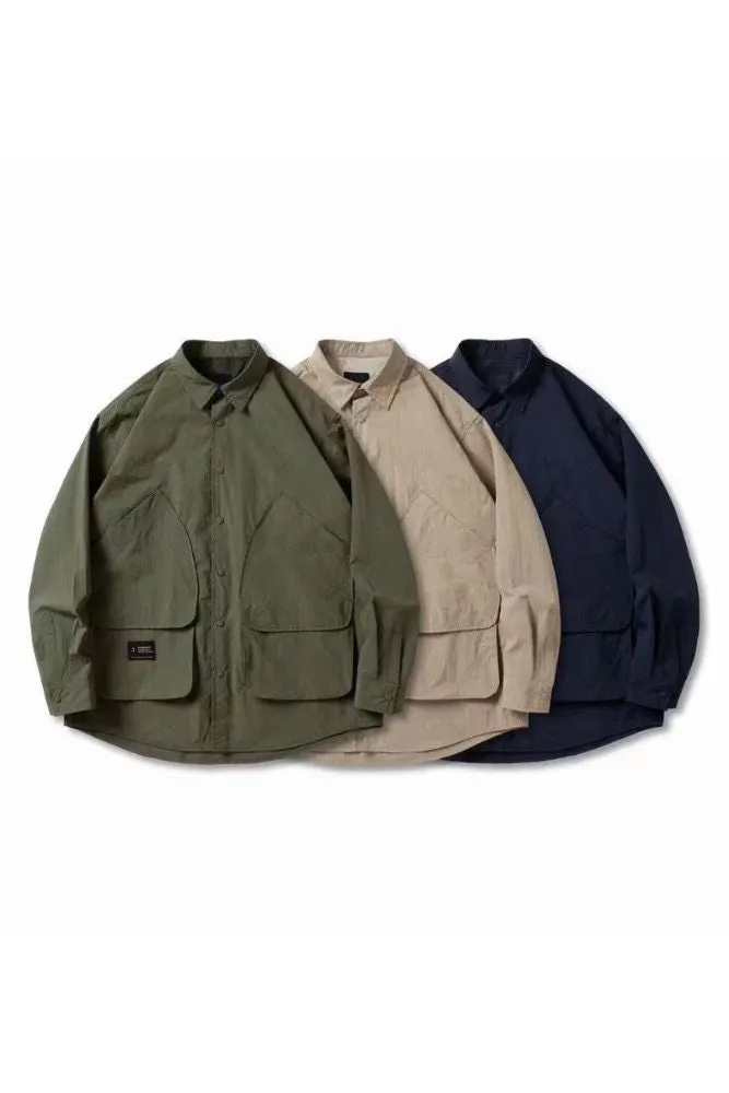 Mountain Multi Pockets Shirts In Army Green