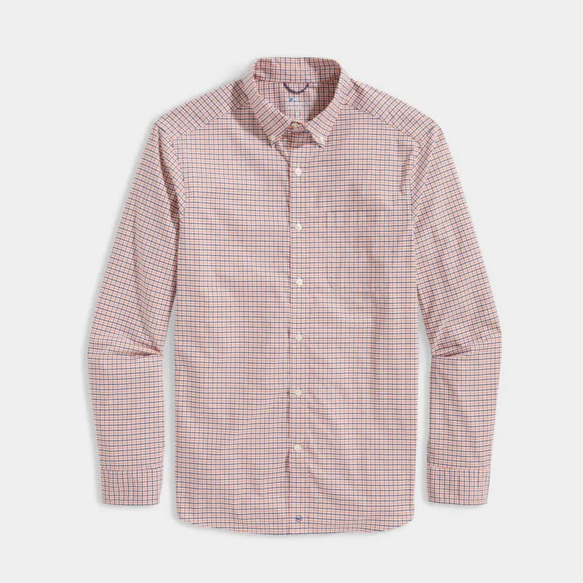 On-The-Go brrrº Tattersall Shirt in Fresh-Squeeze by Vineyard Vines