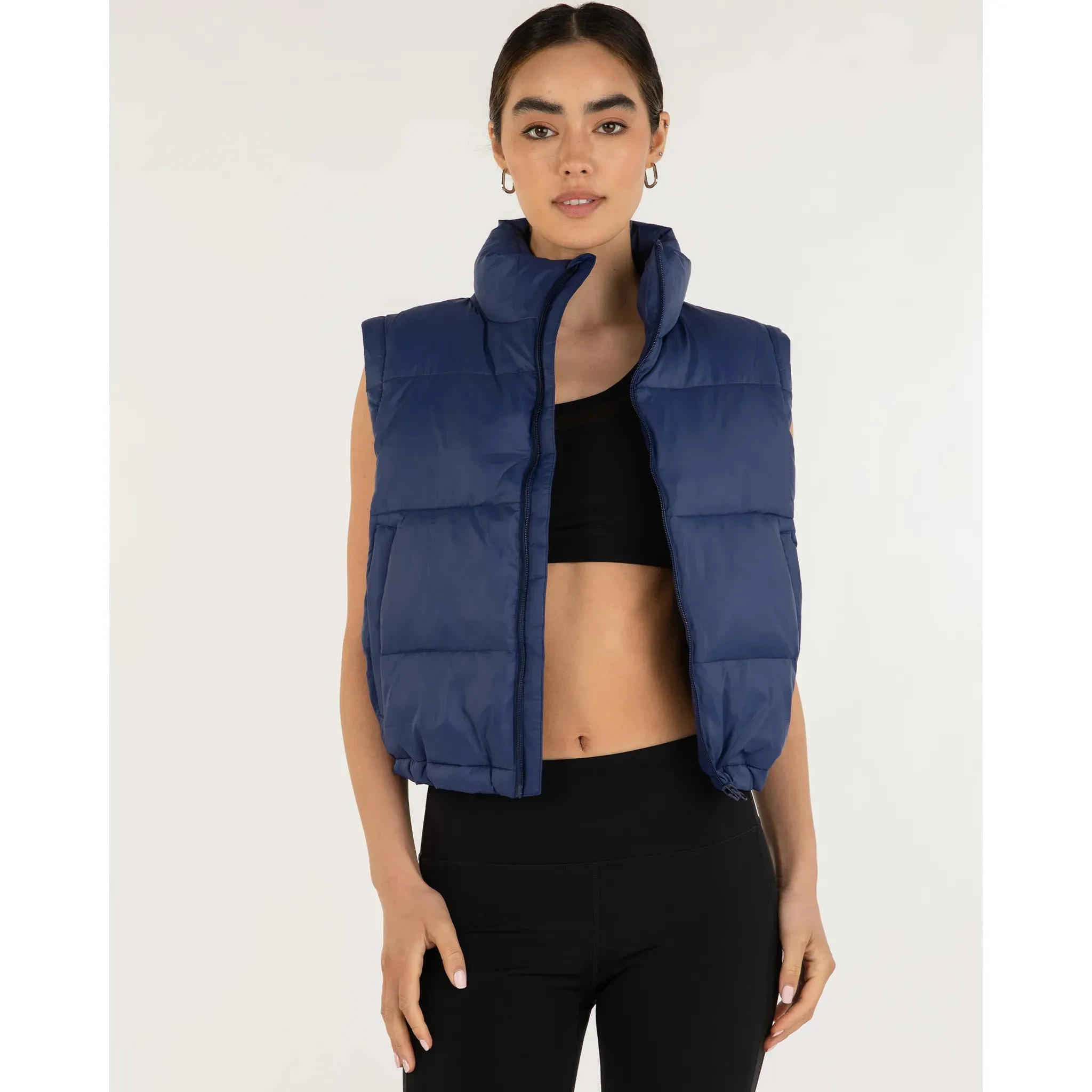 On the Go Puffer Convertible Jacket Vest
